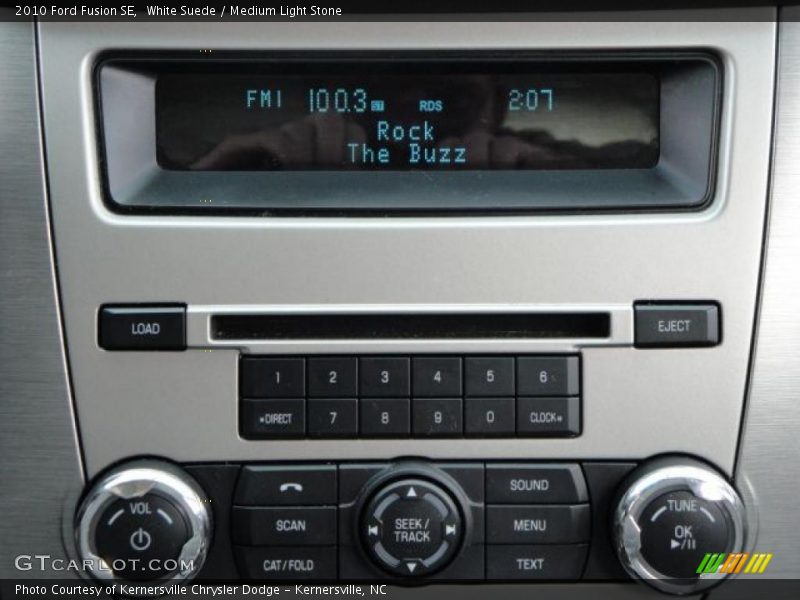 White Suede / Medium Light Stone 2010 Ford Fusion SE