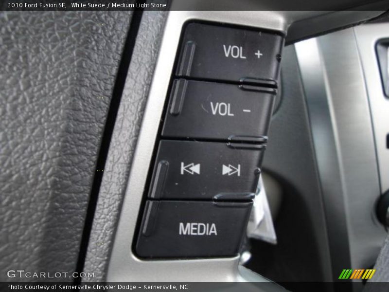 White Suede / Medium Light Stone 2010 Ford Fusion SE