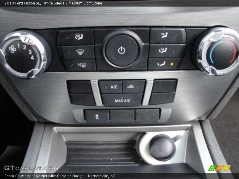 White Suede / Medium Light Stone 2010 Ford Fusion SE