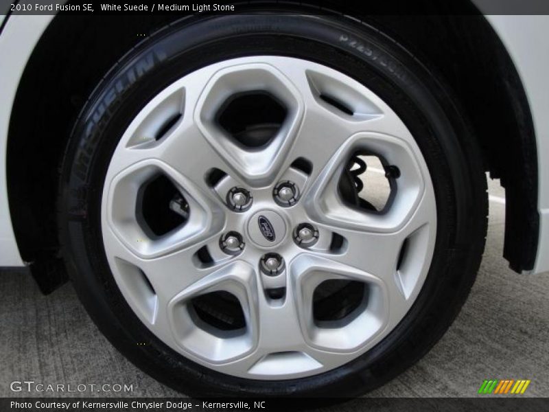 White Suede / Medium Light Stone 2010 Ford Fusion SE