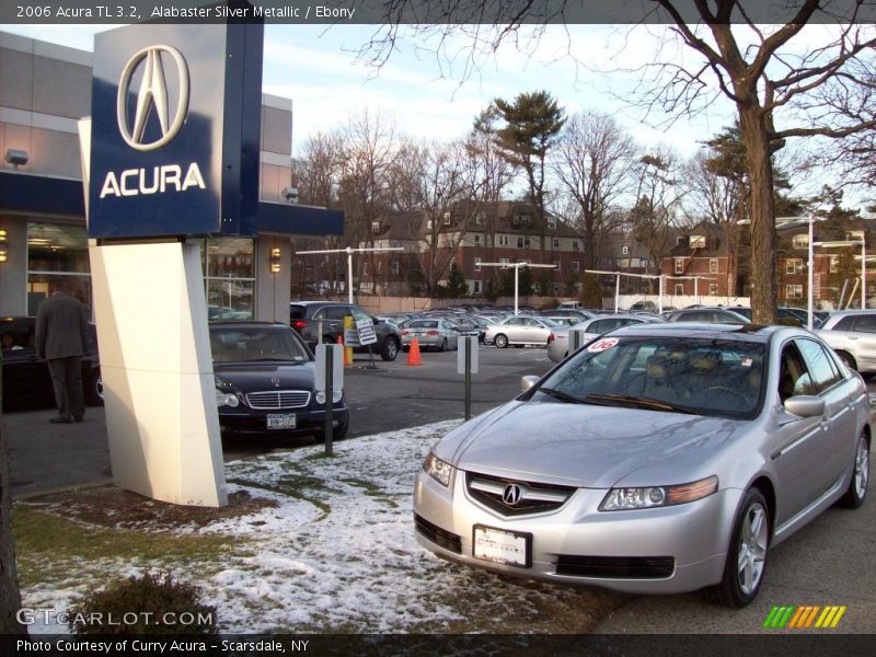 Alabaster Silver Metallic / Ebony 2006 Acura TL 3.2
