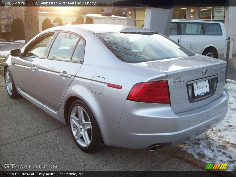 Alabaster Silver Metallic / Ebony 2006 Acura TL 3.2