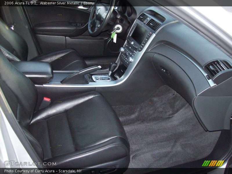 Alabaster Silver Metallic / Ebony 2006 Acura TL 3.2