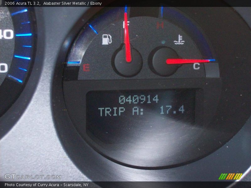 Alabaster Silver Metallic / Ebony 2006 Acura TL 3.2