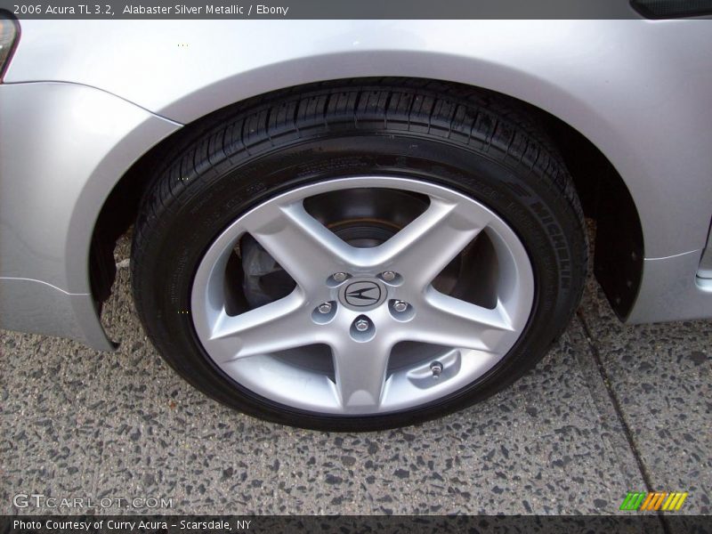 Alabaster Silver Metallic / Ebony 2006 Acura TL 3.2