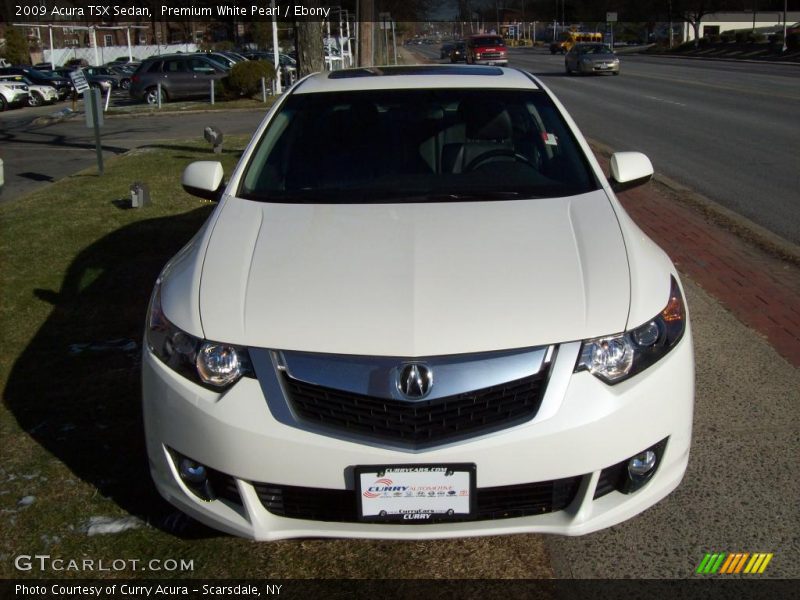 Premium White Pearl / Ebony 2009 Acura TSX Sedan