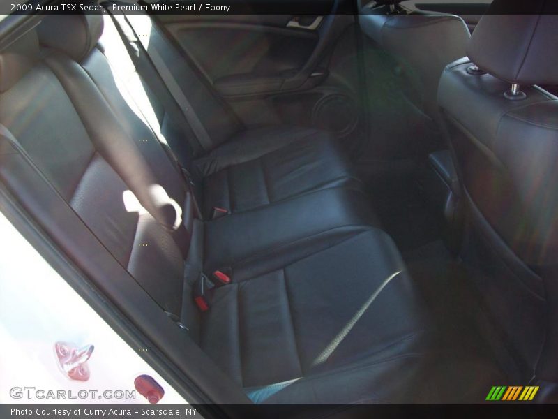 Premium White Pearl / Ebony 2009 Acura TSX Sedan