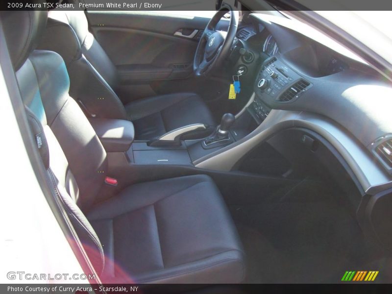 Premium White Pearl / Ebony 2009 Acura TSX Sedan