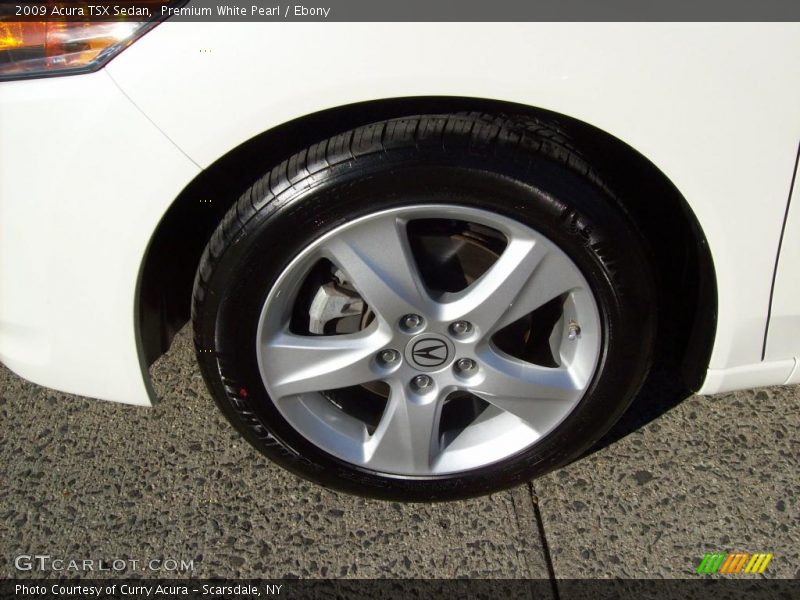 Premium White Pearl / Ebony 2009 Acura TSX Sedan
