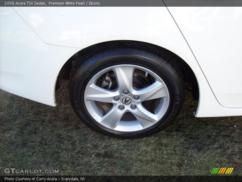 Premium White Pearl / Ebony 2009 Acura TSX Sedan