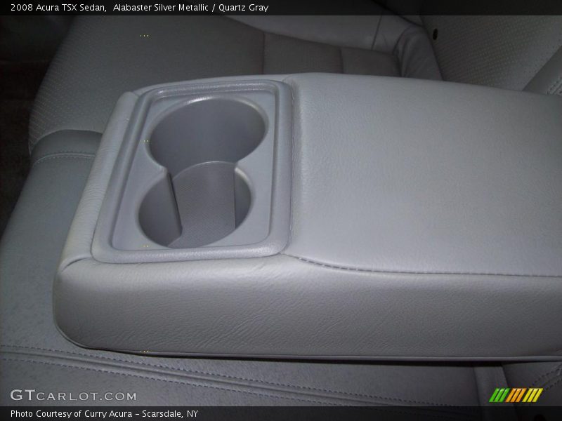 Alabaster Silver Metallic / Quartz Gray 2008 Acura TSX Sedan