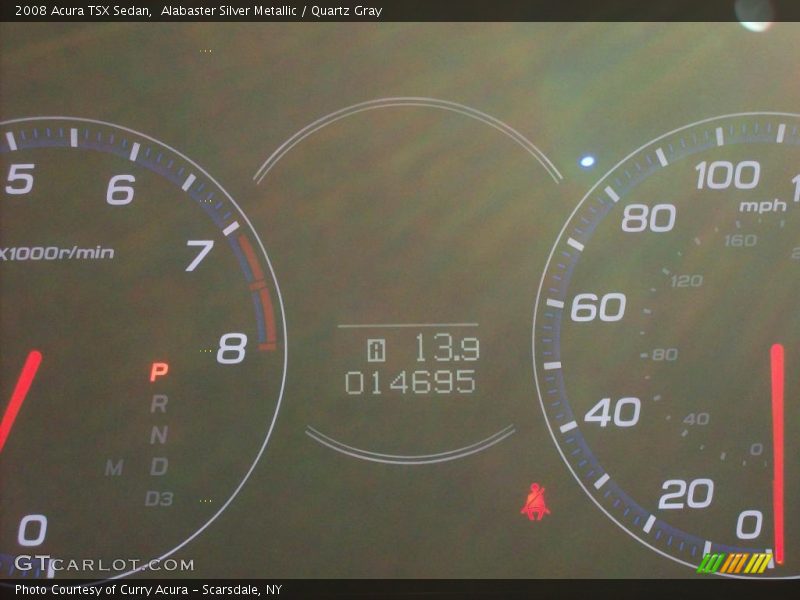 Alabaster Silver Metallic / Quartz Gray 2008 Acura TSX Sedan