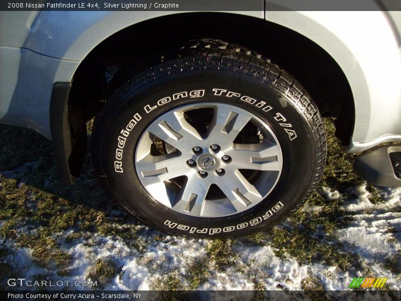 Silver Lightning / Graphite 2008 Nissan Pathfinder LE 4x4