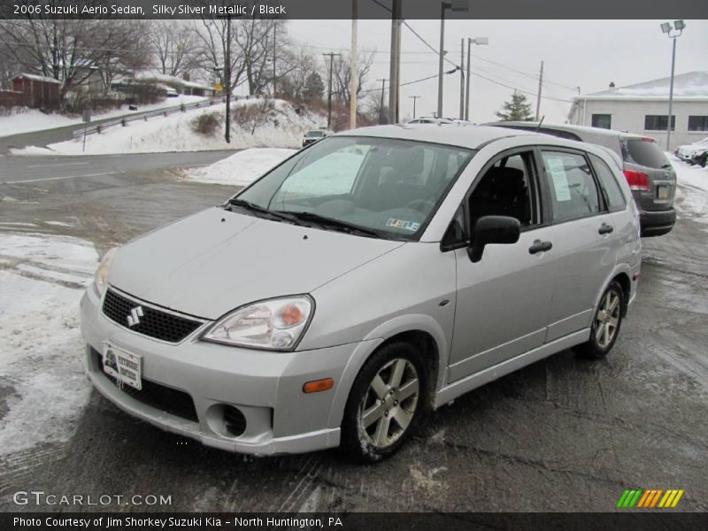 Silky Silver Metallic / Black 2006 Suzuki Aerio Sedan