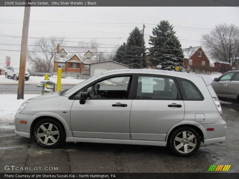 Silky Silver Metallic / Black 2006 Suzuki Aerio Sedan