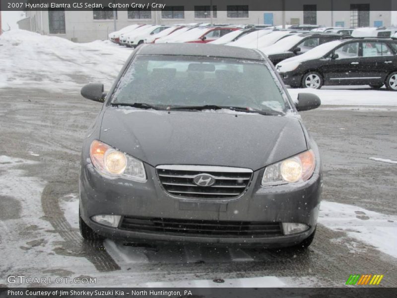 Carbon Gray / Gray 2007 Hyundai Elantra GLS Sedan