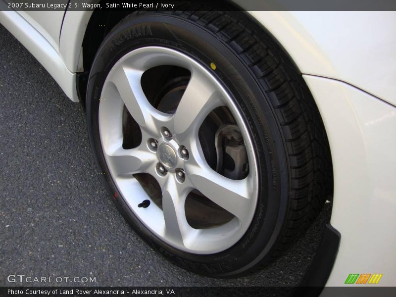 Satin White Pearl / Ivory 2007 Subaru Legacy 2.5i Wagon