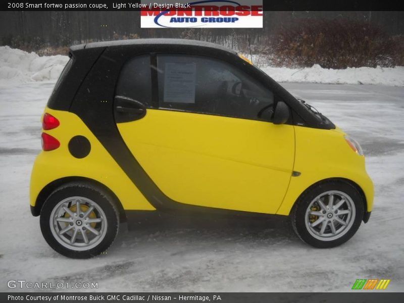 Light Yellow / Design Black 2008 Smart fortwo passion coupe