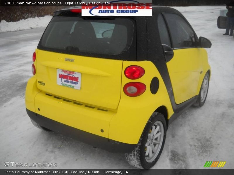 Light Yellow / Design Black 2008 Smart fortwo passion coupe