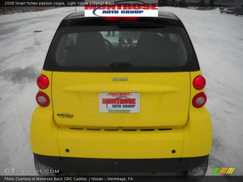 Light Yellow / Design Black 2008 Smart fortwo passion coupe