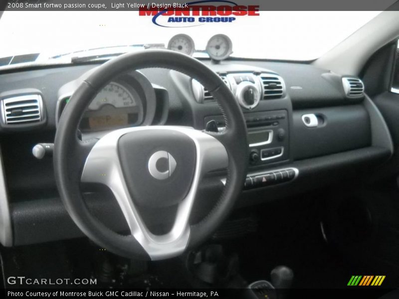 Light Yellow / Design Black 2008 Smart fortwo passion coupe