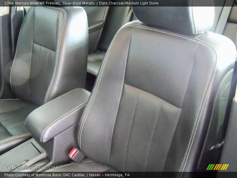 Silver Frost Metallic / Dark Charcoal/Medium Light Stone 2006 Mercury Milan V6 Premier