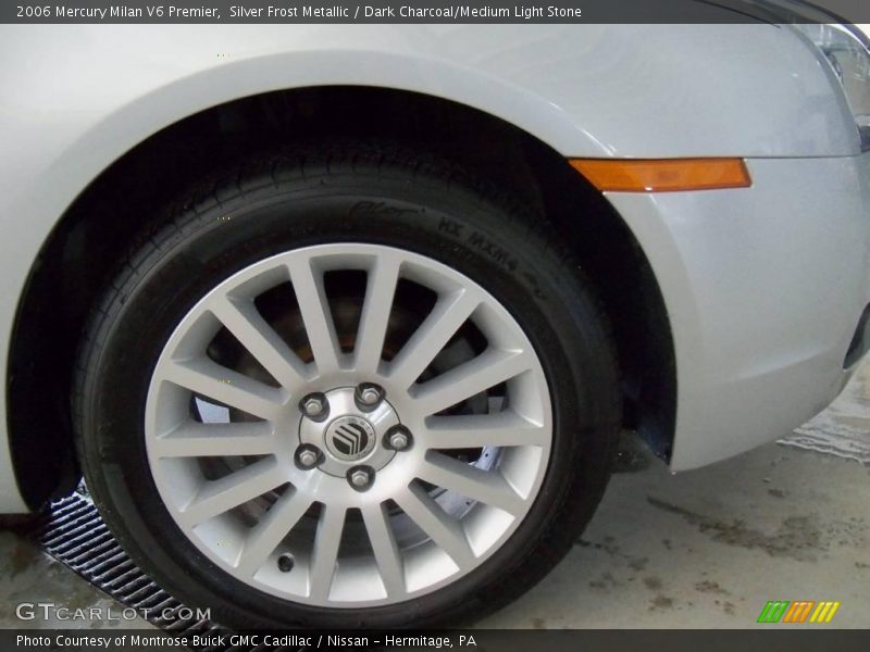 Silver Frost Metallic / Dark Charcoal/Medium Light Stone 2006 Mercury Milan V6 Premier