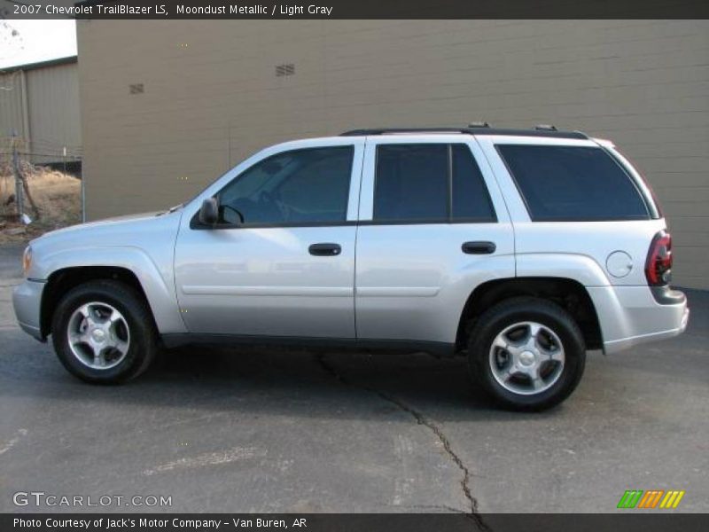 Moondust Metallic / Light Gray 2007 Chevrolet TrailBlazer LS