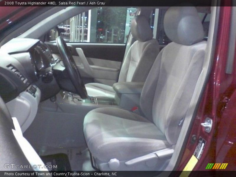 Salsa Red Pearl / Ash Gray 2008 Toyota Highlander 4WD