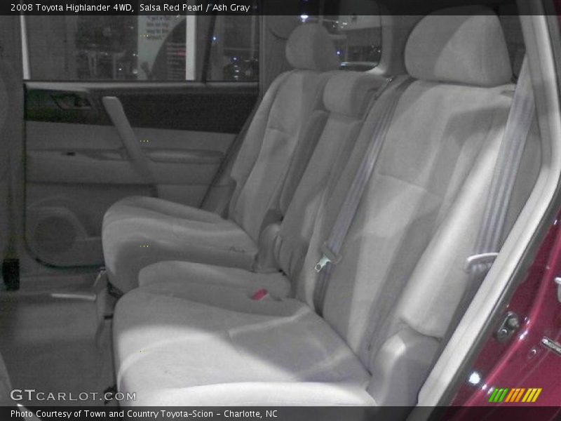 Salsa Red Pearl / Ash Gray 2008 Toyota Highlander 4WD