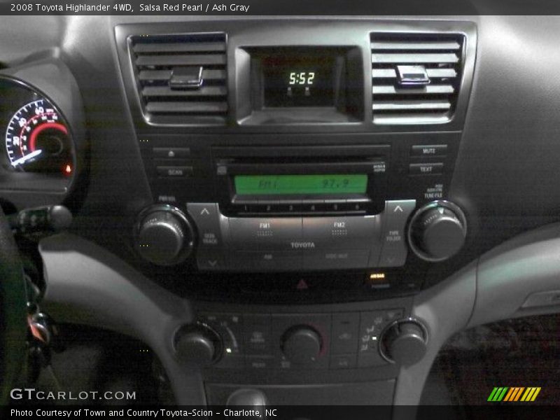 Salsa Red Pearl / Ash Gray 2008 Toyota Highlander 4WD
