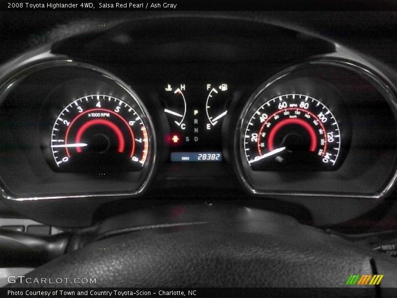 Salsa Red Pearl / Ash Gray 2008 Toyota Highlander 4WD