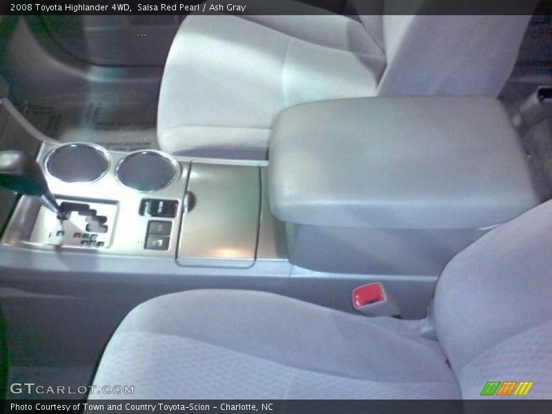 Salsa Red Pearl / Ash Gray 2008 Toyota Highlander 4WD