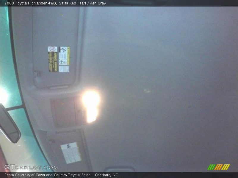 Salsa Red Pearl / Ash Gray 2008 Toyota Highlander 4WD