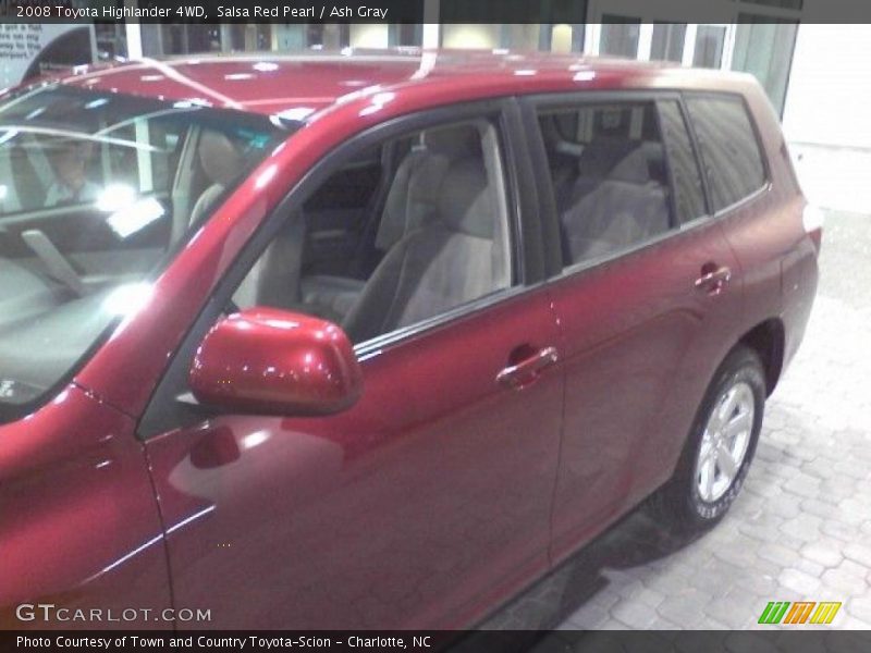 Salsa Red Pearl / Ash Gray 2008 Toyota Highlander 4WD