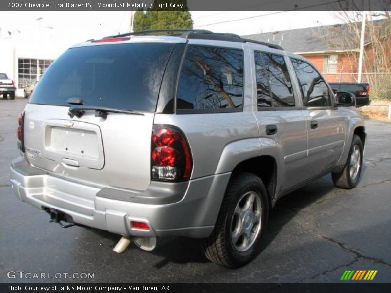 Moondust Metallic / Light Gray 2007 Chevrolet TrailBlazer LS