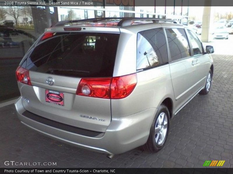 Desert Sand Mica / Taupe 2008 Toyota Sienna XLE