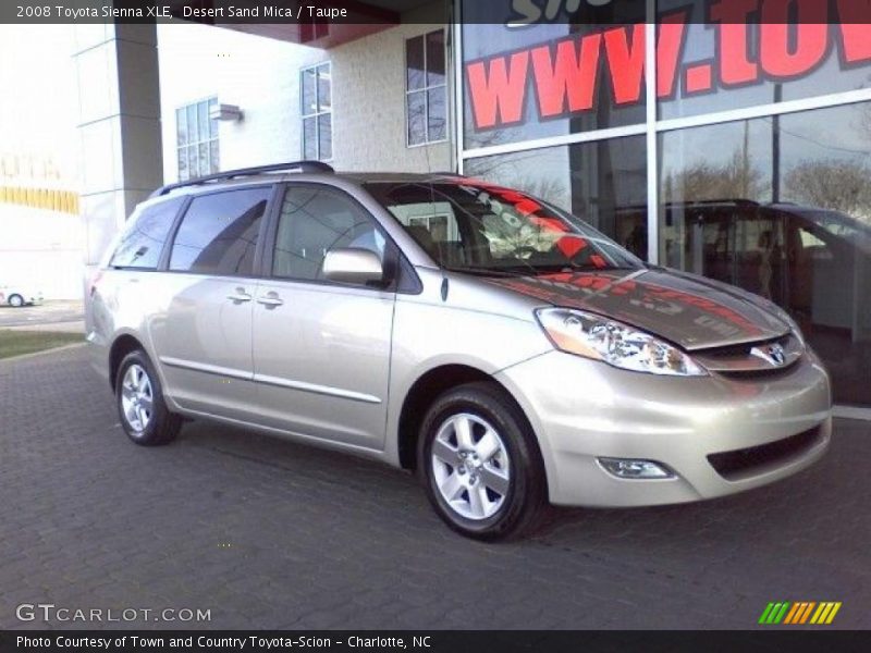 Desert Sand Mica / Taupe 2008 Toyota Sienna XLE