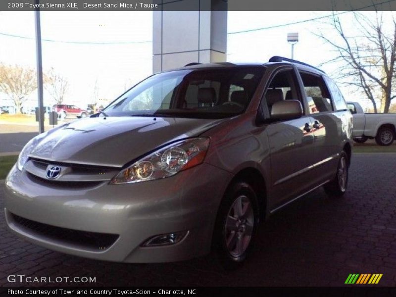 Desert Sand Mica / Taupe 2008 Toyota Sienna XLE