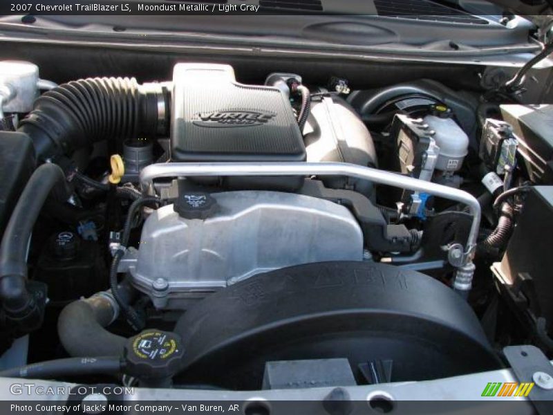 Moondust Metallic / Light Gray 2007 Chevrolet TrailBlazer LS