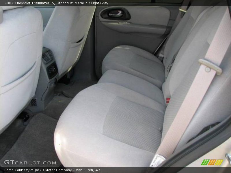 Moondust Metallic / Light Gray 2007 Chevrolet TrailBlazer LS