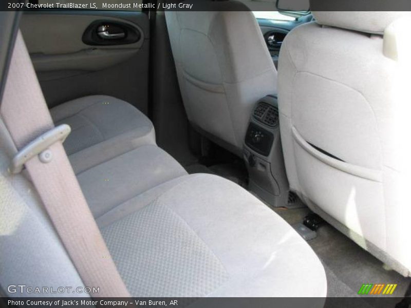 Moondust Metallic / Light Gray 2007 Chevrolet TrailBlazer LS
