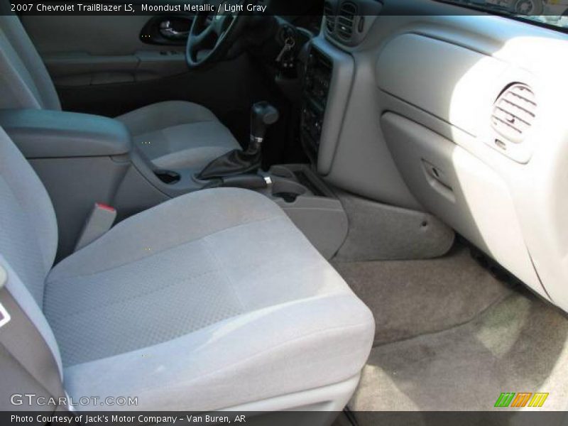 Moondust Metallic / Light Gray 2007 Chevrolet TrailBlazer LS