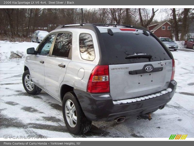 Steel Silver / Black 2006 Kia Sportage LX V6 4x4