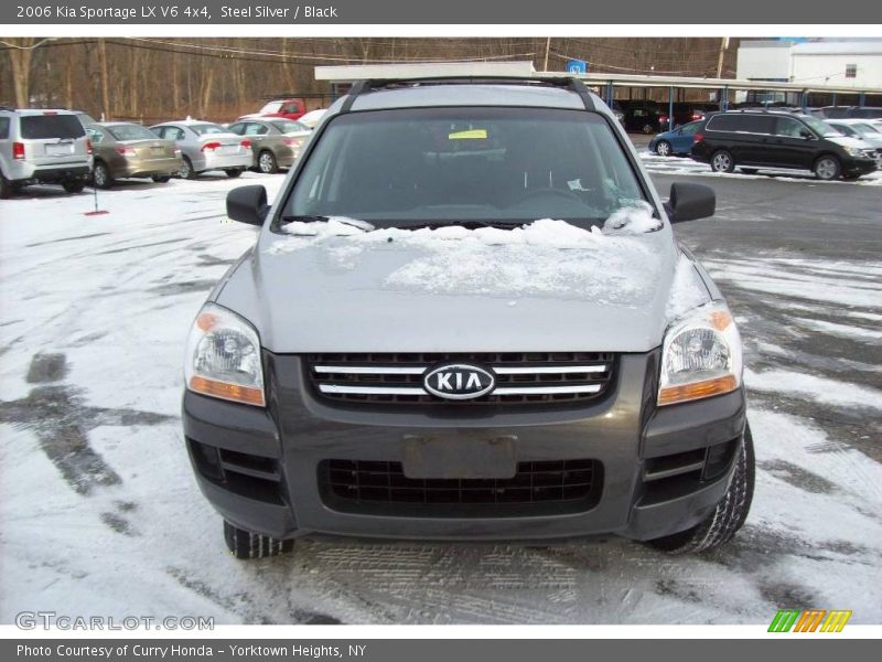 Steel Silver / Black 2006 Kia Sportage LX V6 4x4