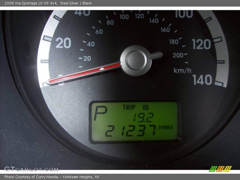 Steel Silver / Black 2006 Kia Sportage LX V6 4x4