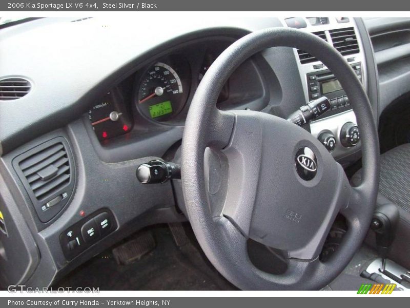 Steel Silver / Black 2006 Kia Sportage LX V6 4x4