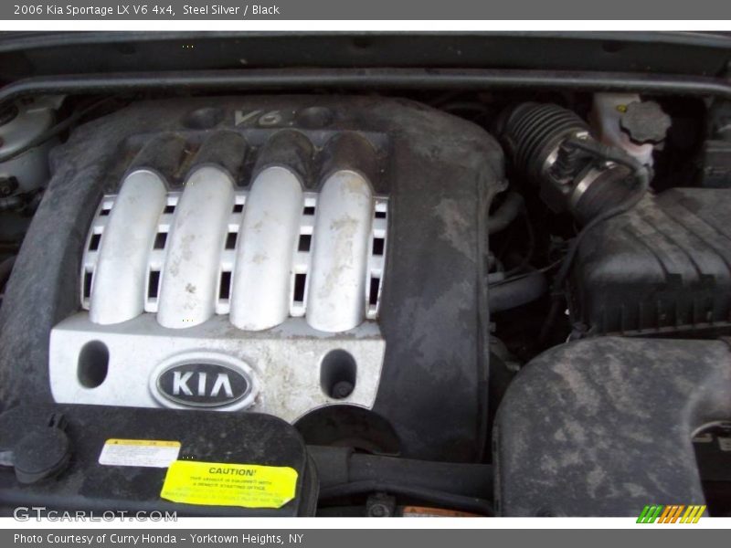 Steel Silver / Black 2006 Kia Sportage LX V6 4x4