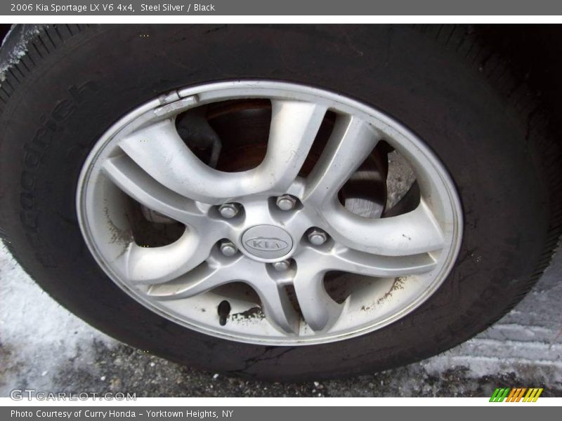 Steel Silver / Black 2006 Kia Sportage LX V6 4x4
