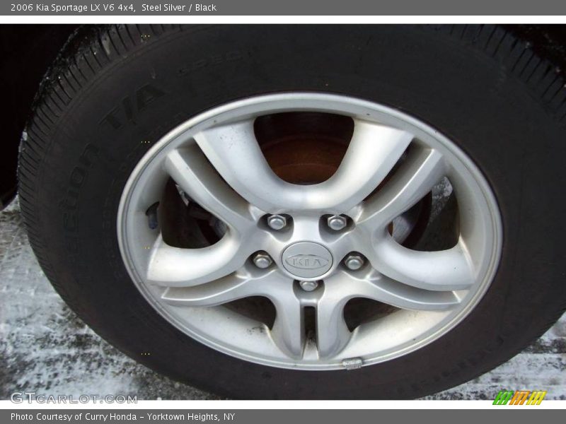 Steel Silver / Black 2006 Kia Sportage LX V6 4x4